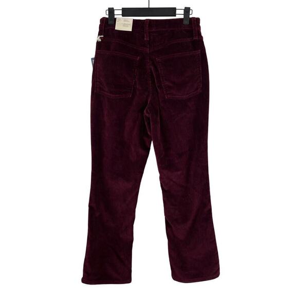 NWT Universal Thread Cherry Red High Rise Ankle Bootcut Corduroy Pants Size 6 - Picture 3 of 7